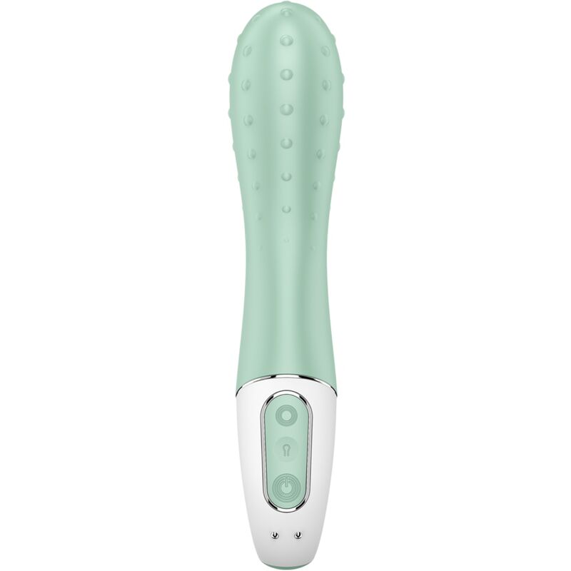 SATISFYER - AIR PUMP VIBRADOR 3 INFLABLE PUNTO G MENTA - Imagen 4
