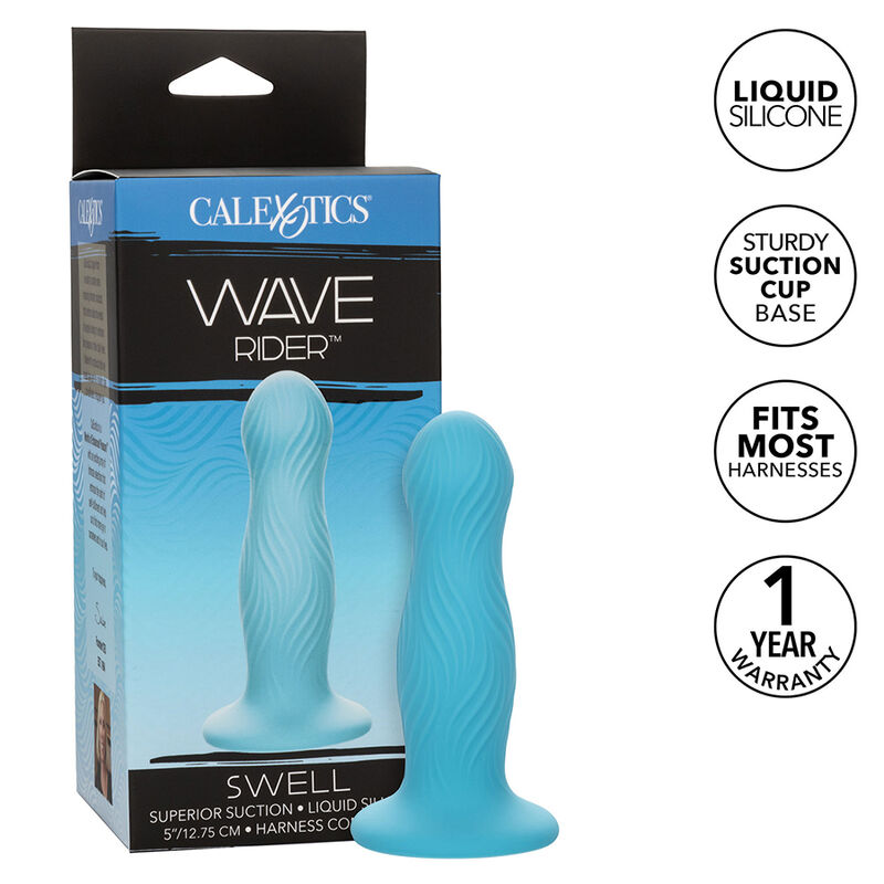 CALEXOTICS - WAVE RIDER SWELL PLUG ANAL AZUL - Imagen 3