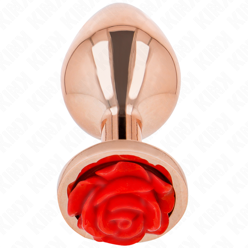 KINK - PLUG ANAL ORO ROSADO ROSA ROJA S - Imagen 4