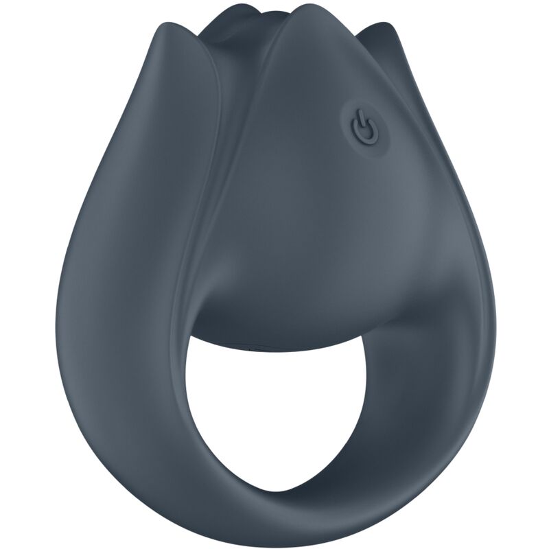 SATISFYER - PERFECT PAIR 2 MULTIVIBRADOR 2 EN 1 ANILLO PARA PENE & ESTIMULADOR DE DEDO GRIS - Imagen 7