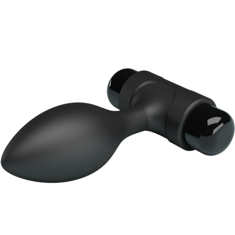 PRETTY LOVE - VIBRA BUTT PLUG ANAL 10 VIBRACIONES NEGRO - Imagen 4