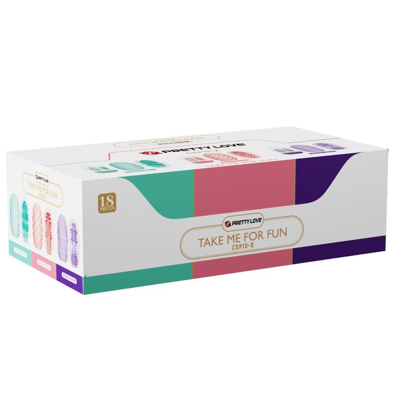PRETTY LOVE - CUPID X 18 MASTURBADORES MASCULINOS DIFERENTES TEXTURAS - Imagen 9