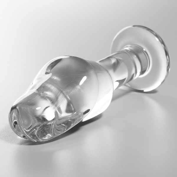 NEBULA SERIES BY IBIZA - MODELO 6 PLUG CRISTAL TRANSPARENTE 12.5 CM -O- 4 CM - TALLA 1, TRANSPARENTE