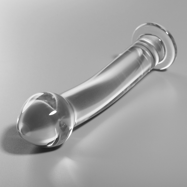 NEBULA SERIES BY IBIZA - MODELO 11 DILDO CRISTAL TRANSPARENTE 16 CM -O- 3 CM - TALLA 1, TRANSPARENTE