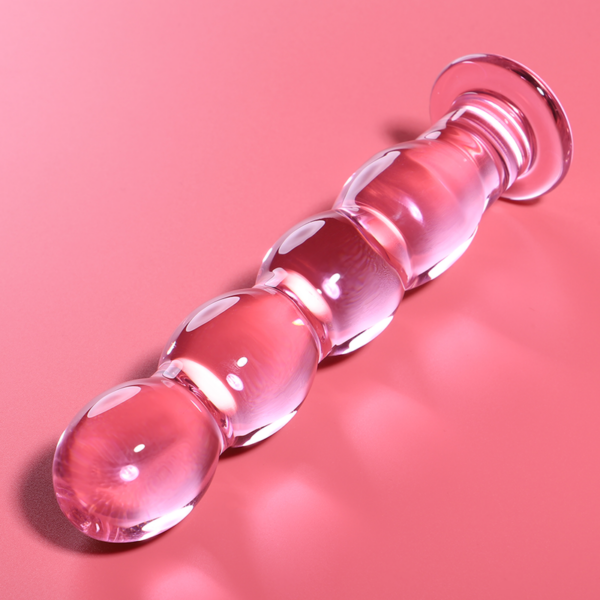 NEBULA SERIES BY IBIZA - MODELO 10 DILDO CRISTAL TRANSPARENTE 16.5 CM -O- 3.5 CM - TALLA 1, ROSA