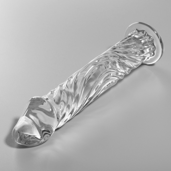 NEBULA SERIES BY IBIZA - MODELO 12 DILDO CRISTAL TRANSPARENTE 17 CM -O- 3.5 CM - TALLA 1, TRANSPARENTE