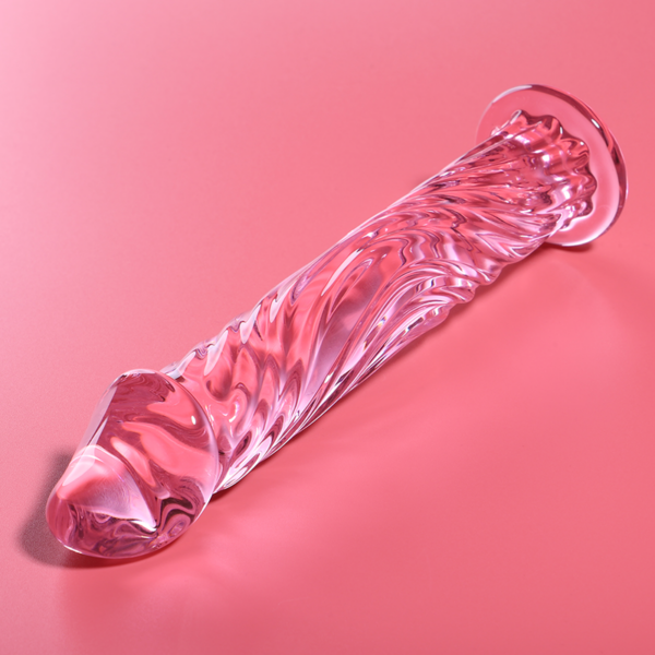 NEBULA SERIES BY IBIZA - MODELO 12 DILDO CRISTAL TRANSPARENTE 17 CM -O- 3.5 CM - TALLA 1, ROSA