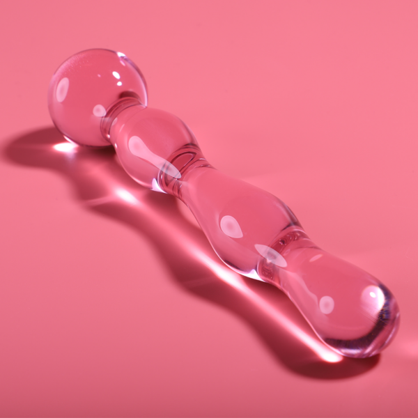 NEBULA SERIES BY IBIZA - MODELO 13 DILDO CRISTAL TRANSPARENTE 18 CM -O- 3.5 CM - TALLA 1, ROSA