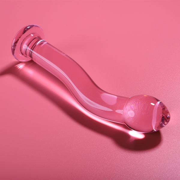 NEBULA SERIES BY IBIZA - MODELO 18 DILDO CRISTAL TRANSPARENTE 18.5 CM -O- 3.5 CM - TALLA 1, ROSA