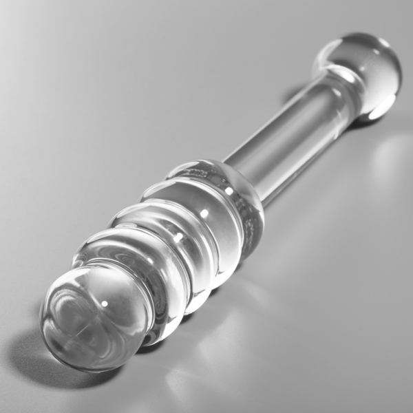 NEBULA SERIES BY IBIZA - MODELO 20 DILDO CRISTAL TRANSPARENTE 20.5 CM -O- 3 CM - TALLA 1, TRANSPARENTE