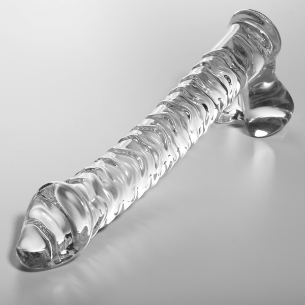 NEBULA SERIES BY IBIZA - MODELO 23 DILDO CRISTAL TRANSPARENTE 21.5 CM -O- 4 CM - TALLA 1, TRANSPARENTE