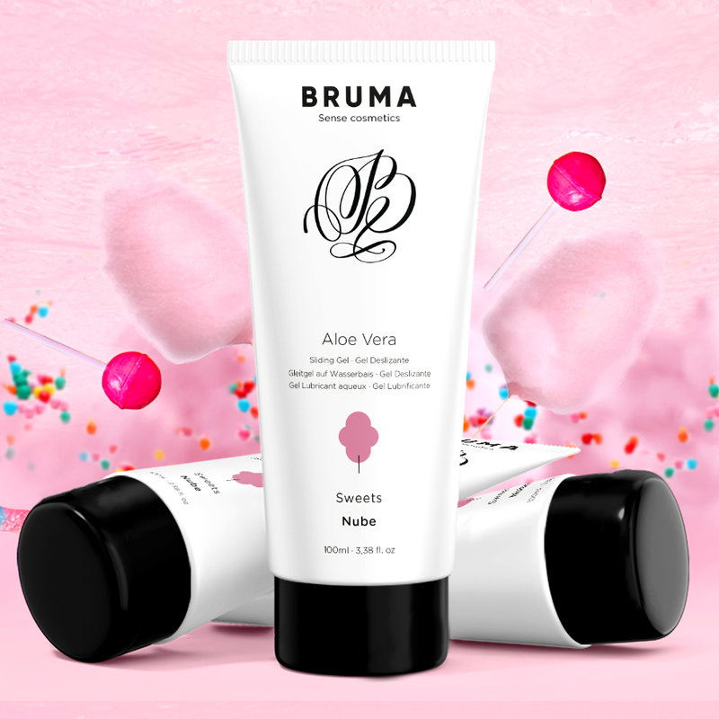 BRUMA - GEL DESLIZANTE CON ALOE VERA SABOR A NUBE 100 ML - Imagen 6