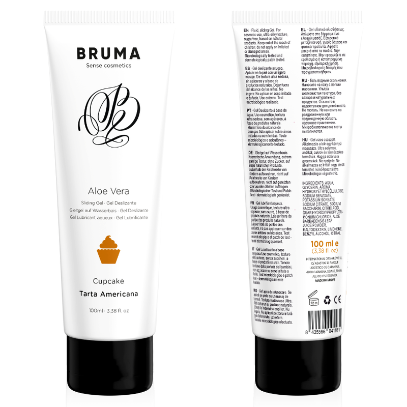 BRUMA - GEL DESLIZANTE CON ALOE VERA SABOR A TARTA AMERICANA 100 ML - Imagen 7