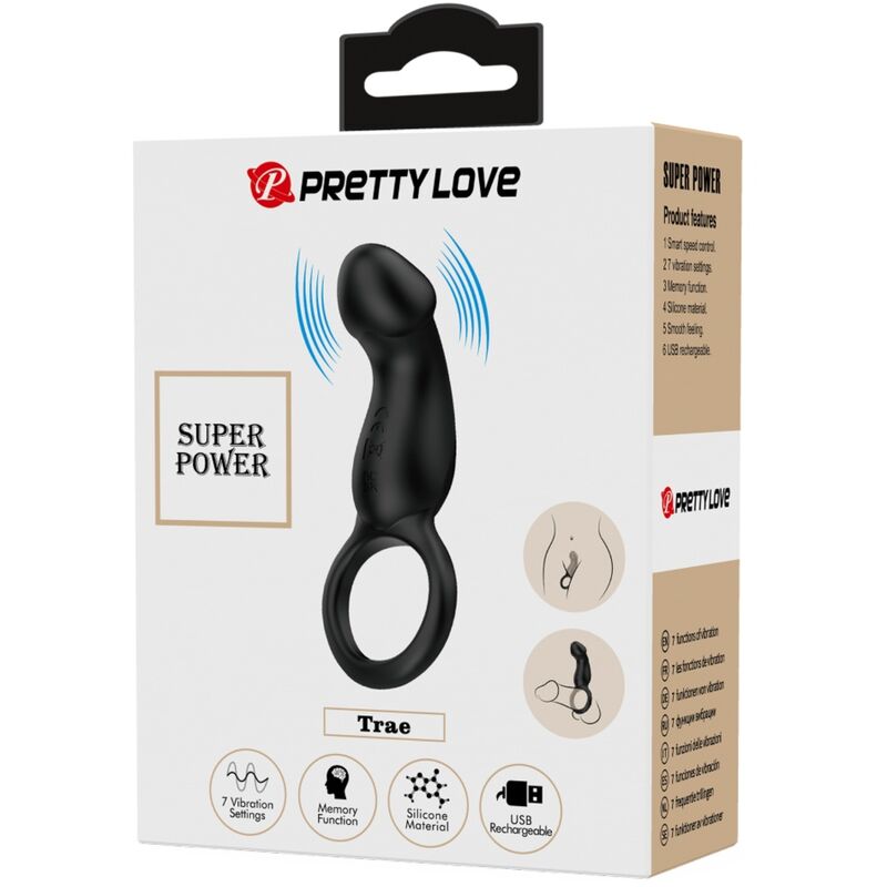 PRETTY LOVE - TRAE ANILLO & VIBRADOR NEGRO - Imagen 9