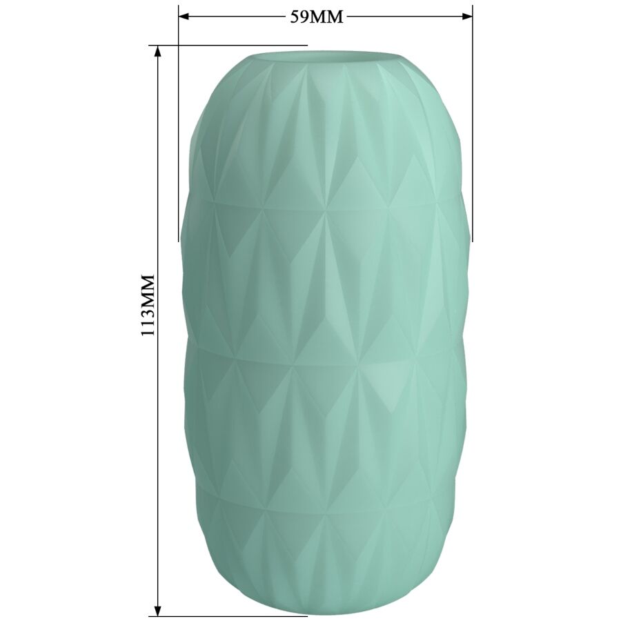 PRETTY LOVE - ATHENA ALICE MASTURBADOR MASCULINO TURQUESA - Imagen 7