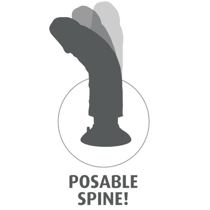 KING COCK - DILDO VIBRADOR MARRÓN 15.24 CM - Imagen 8