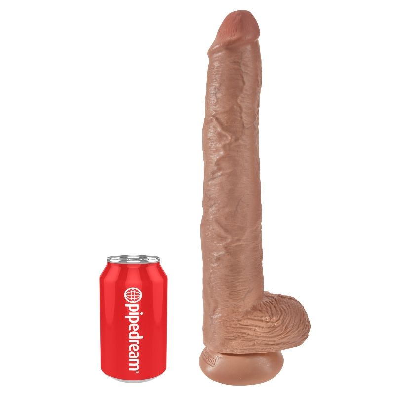 KING COCK PENE REALÍSTICO CON TESTÍCULOS 35.6 CM - Imagen 3