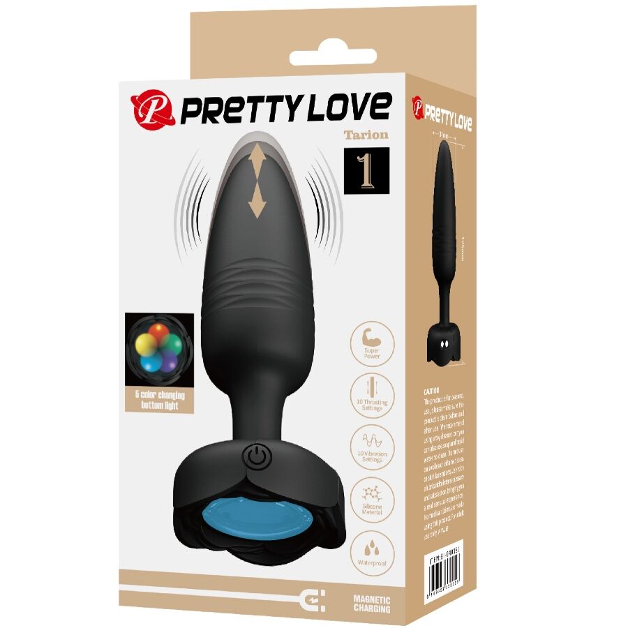 PRETTY LOVE - TARION PLUG ANAL CON LUZ LED 12.5 CM - Imagen 10