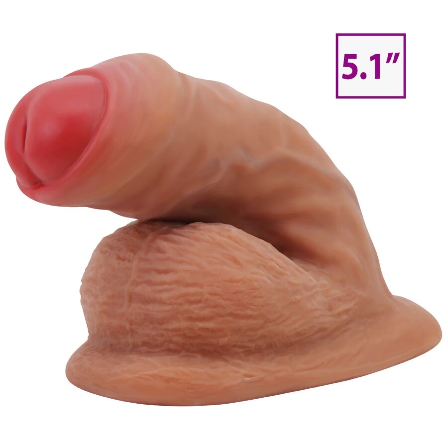 PRETTY LOVE - WARNELL DILDO ULTRA REALÍSTICO Y ELÁSTICO 9.5 CM MULATO - Imagen 9