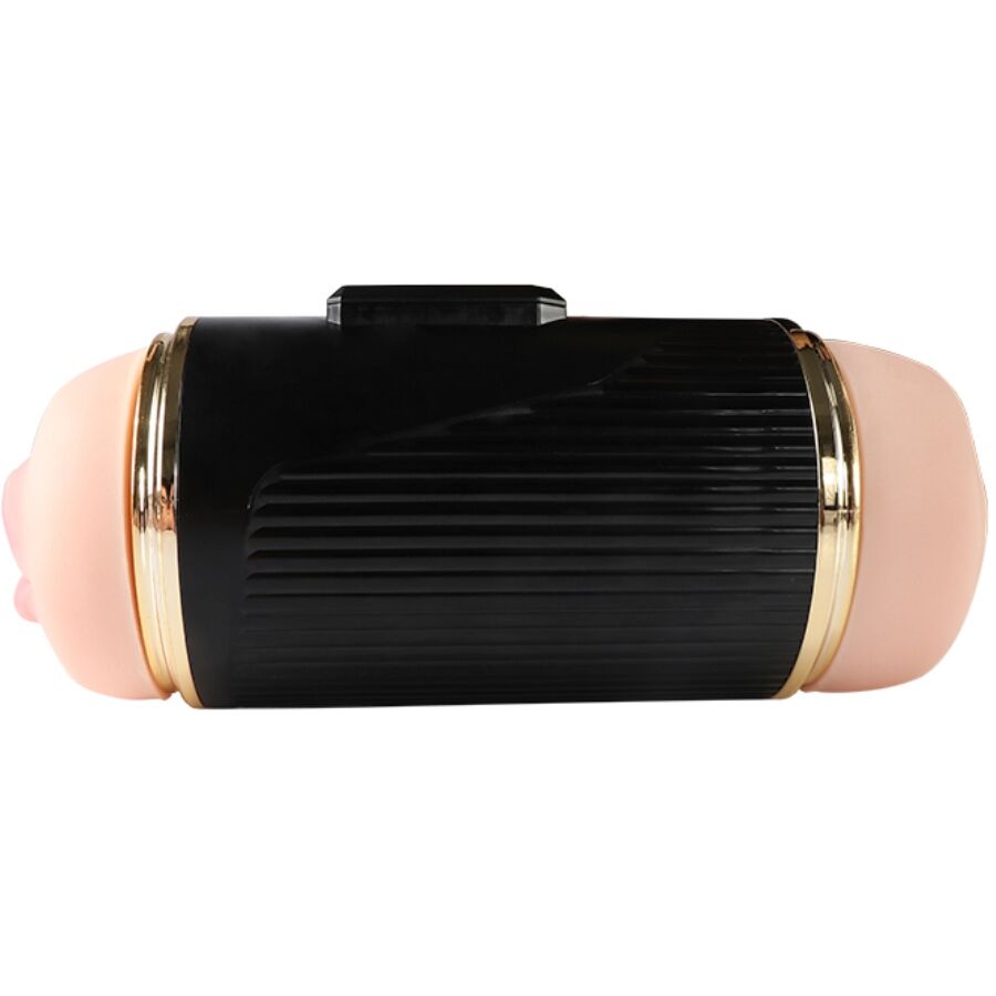 SHEQU - KAY MASTURBADOR DOBLE CON VIBRACIÓN DUAL BOCA Y VAGINA - Imagen 10