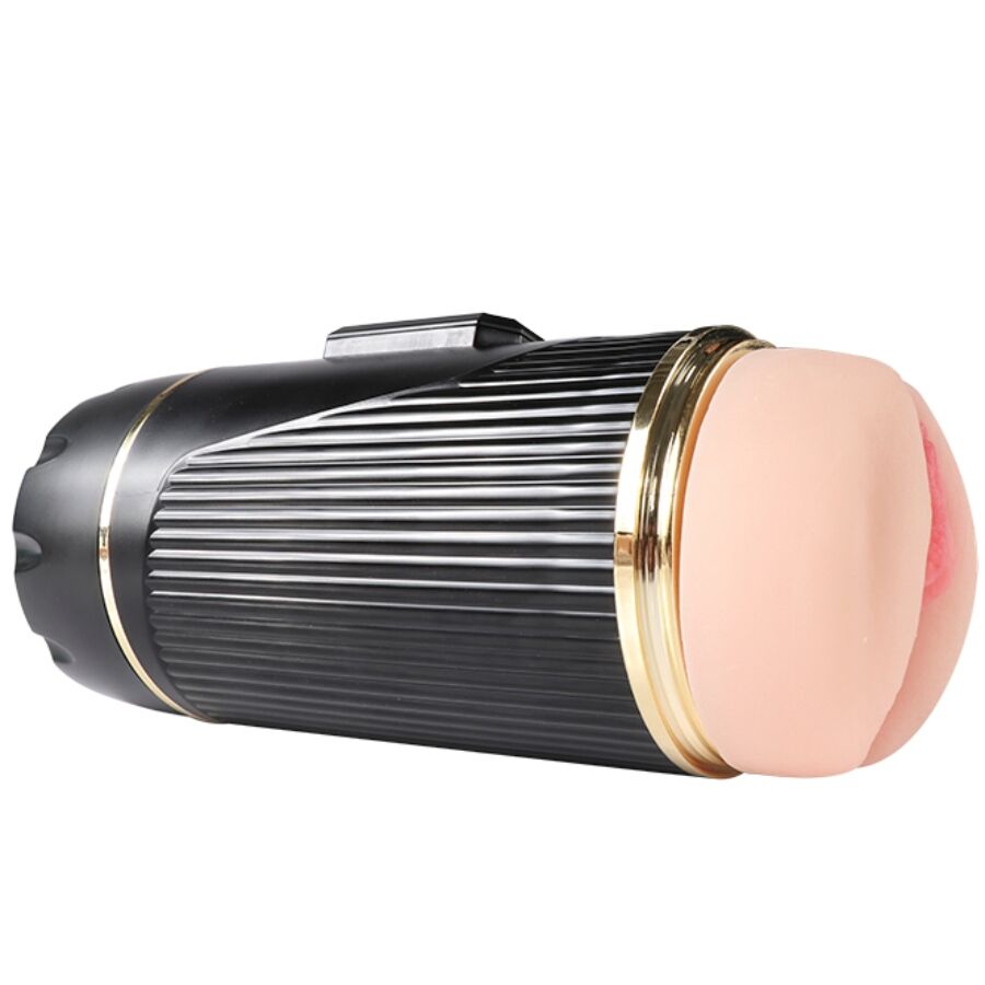 SHEQU - KAY MASTURBADOR DOBLE CON VIBRACIÓN DUAL BOCA Y VAGINA - Imagen 9