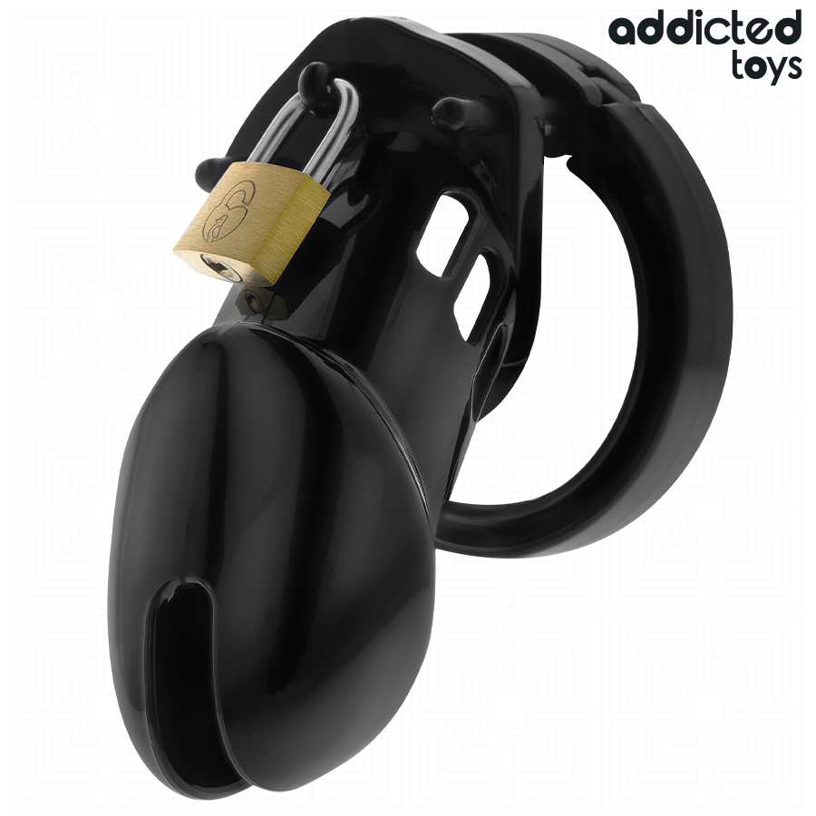 ADDICTED TOYS LOCKED - OBSIDIAN HOLD JAULA PARA PENE TALLA M - Imagen 3