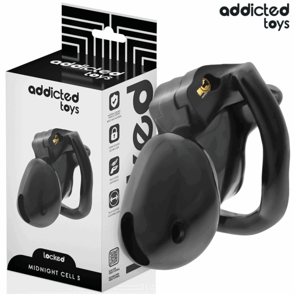 ADDICTED TOYS LOCKED - MINDNIGHT CELL JAULA PARA PENE TALLA S 4.8 CM