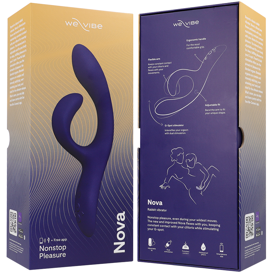 WE-VIBE - NOVA 3 VIBRADOR RABBIT AZUL MEDIANOCHE - Imagen 12