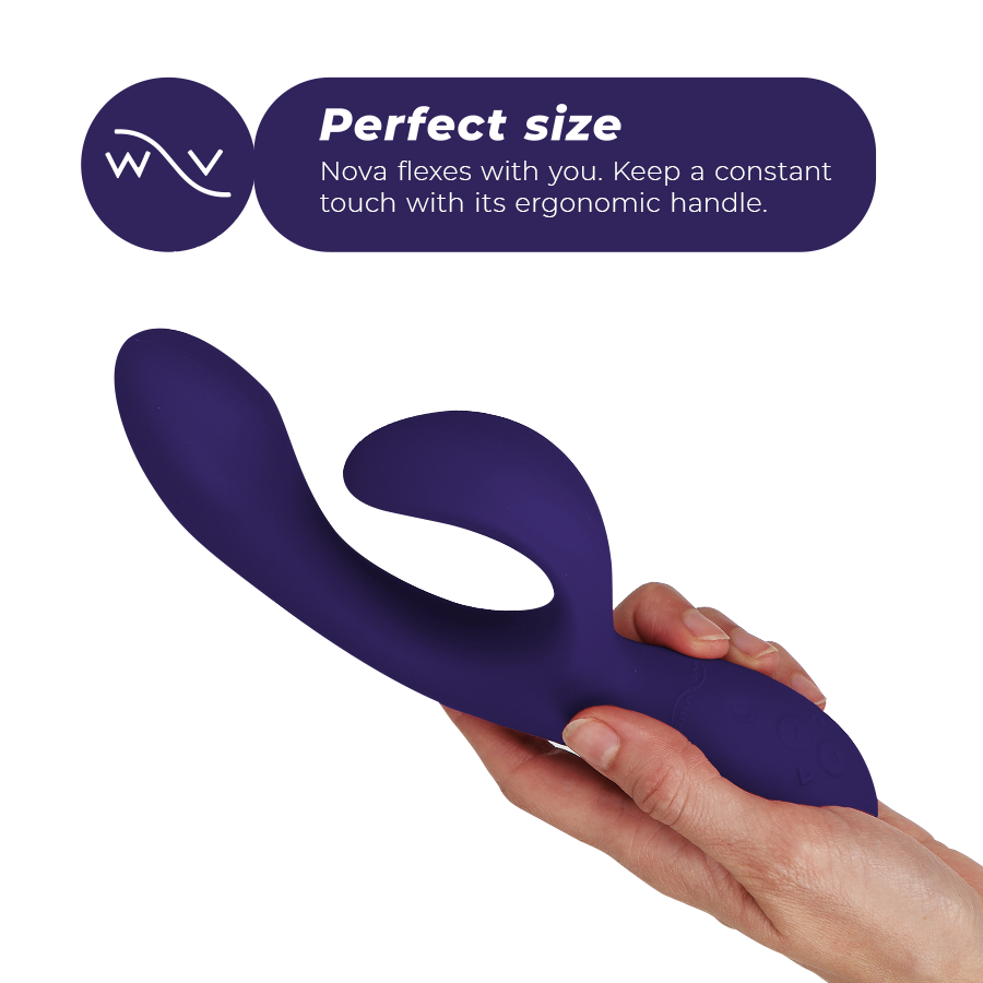 WE-VIBE - NOVA 3 VIBRADOR RABBIT AZUL MEDIANOCHE - Imagen 10