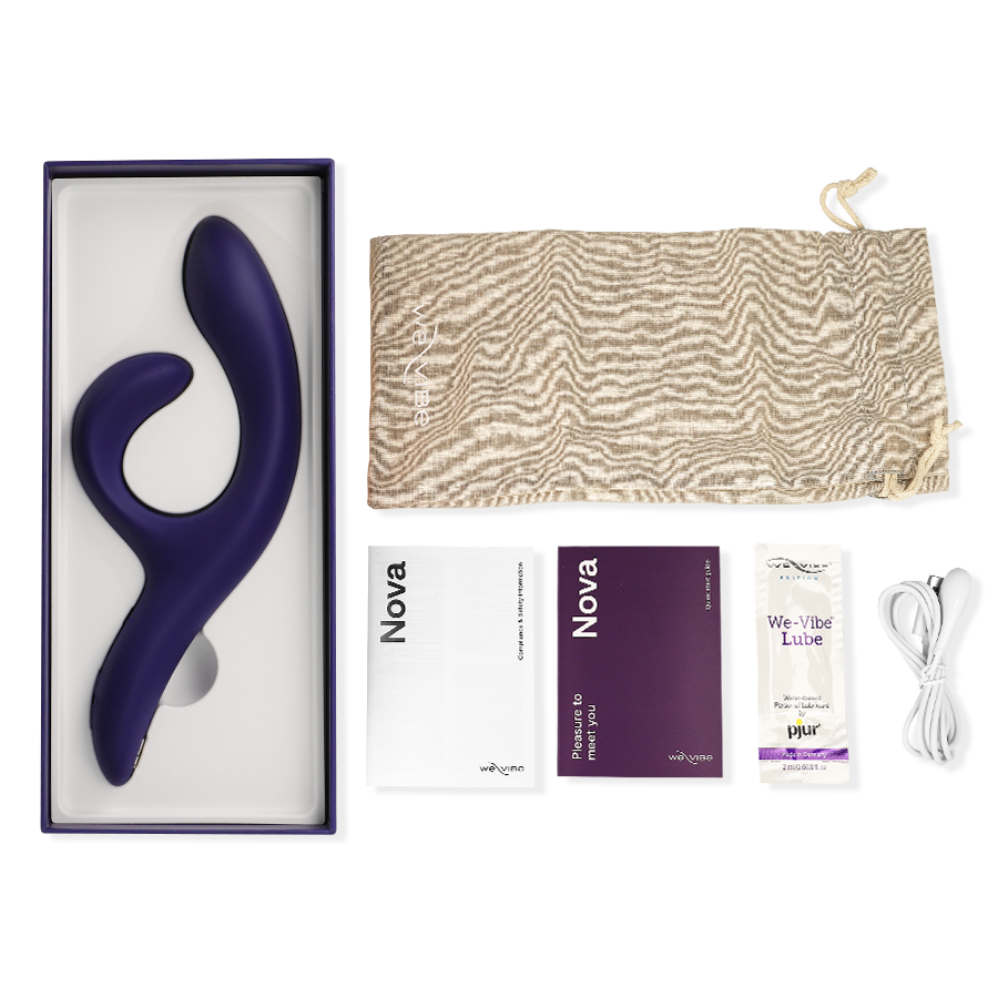 WE-VIBE - NOVA 3 VIBRADOR RABBIT AZUL MEDIANOCHE - Imagen 11