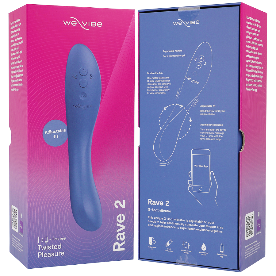 WE-VIBE - RAVE 2 VIBRADOR PUNTO G AZUL - Imagen 11
