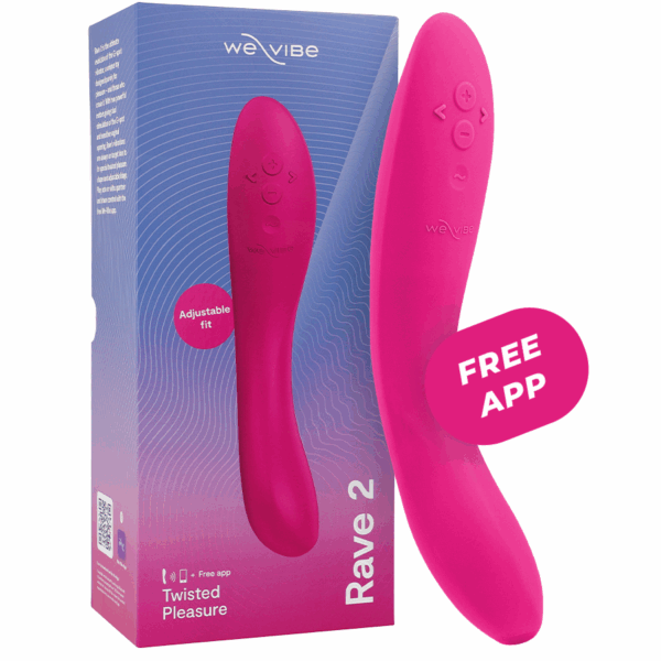 WE-VIBE - RAVE 2 VIBRADOR PUNTO G AZUL - FUCSIA