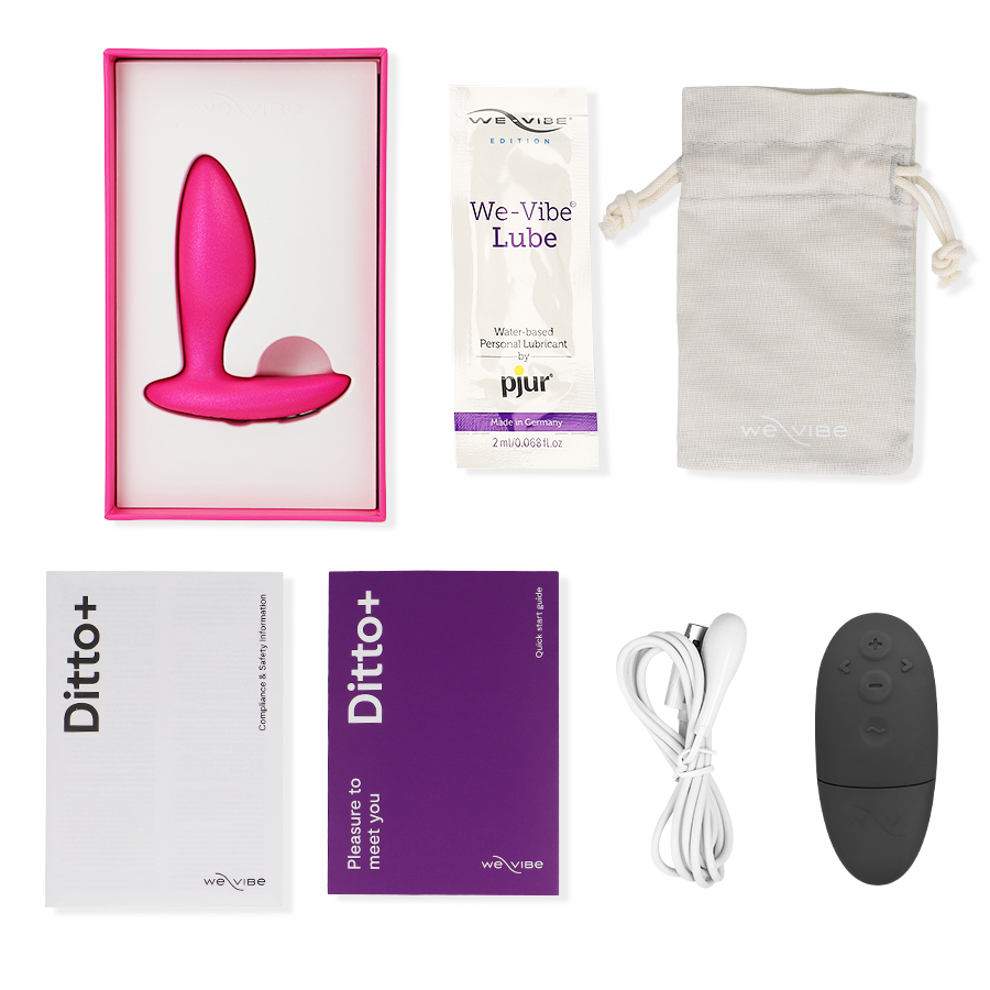 WE-VIBE - DITTO+ PLUG ANAL VIBRADOR ROSA - Imagen 11