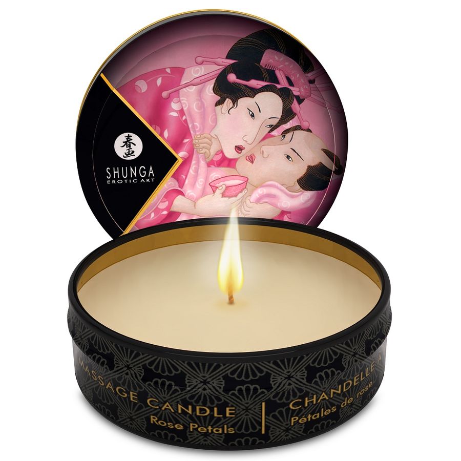 SHUNGA - MINI CARESS BY CANDLELIGHT DISPLAY VELAS MASAJE 24 UDS - Imagen 3