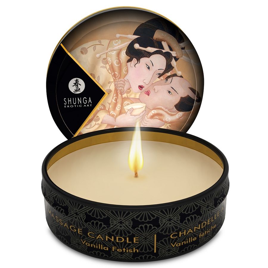 SHUNGA - MINI CARESS BY CANDLELIGHT DISPLAY VELAS MASAJE 24 UDS - Imagen 4