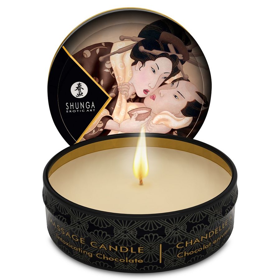 SHUNGA - MINI CARESS BY CANDLELIGHT DISPLAY VELAS MASAJE 24 UDS - Imagen 7