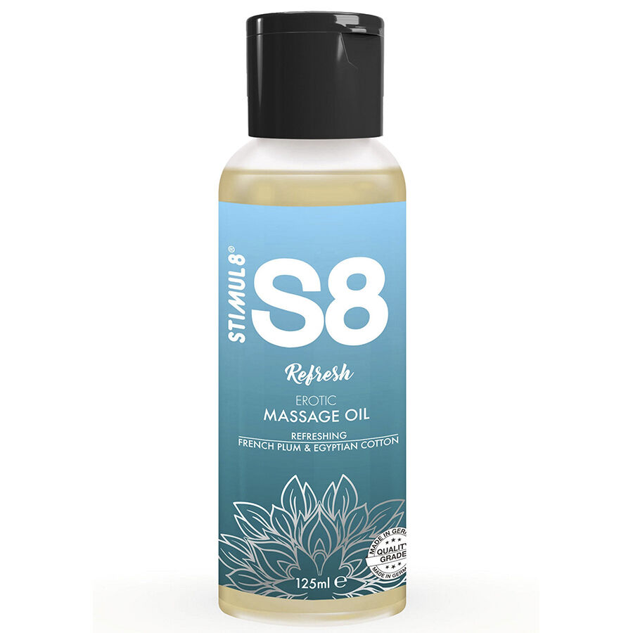 STIMUL8 - S8 REFRESH ACEITE DE MASAJE ALGODÓN 125 ML