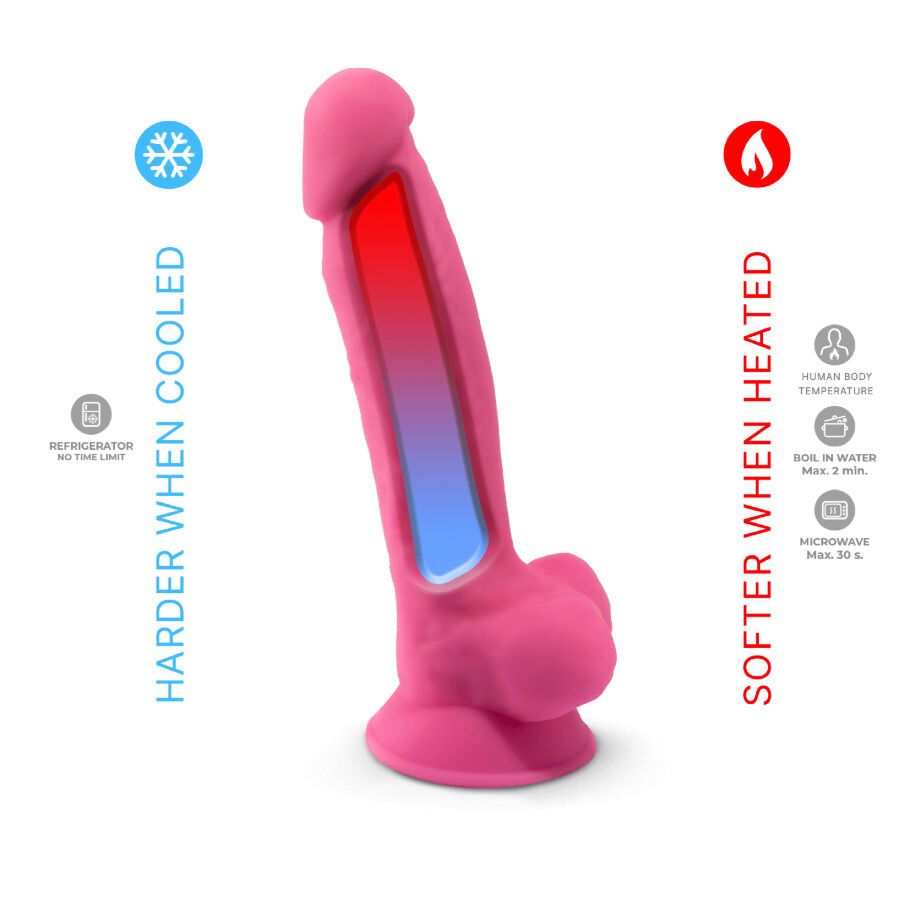SILEXD - PENE REALÍSTICO MODELO 7 ROSA BRILLO EN LA OSCURIDAD - Imagen 5