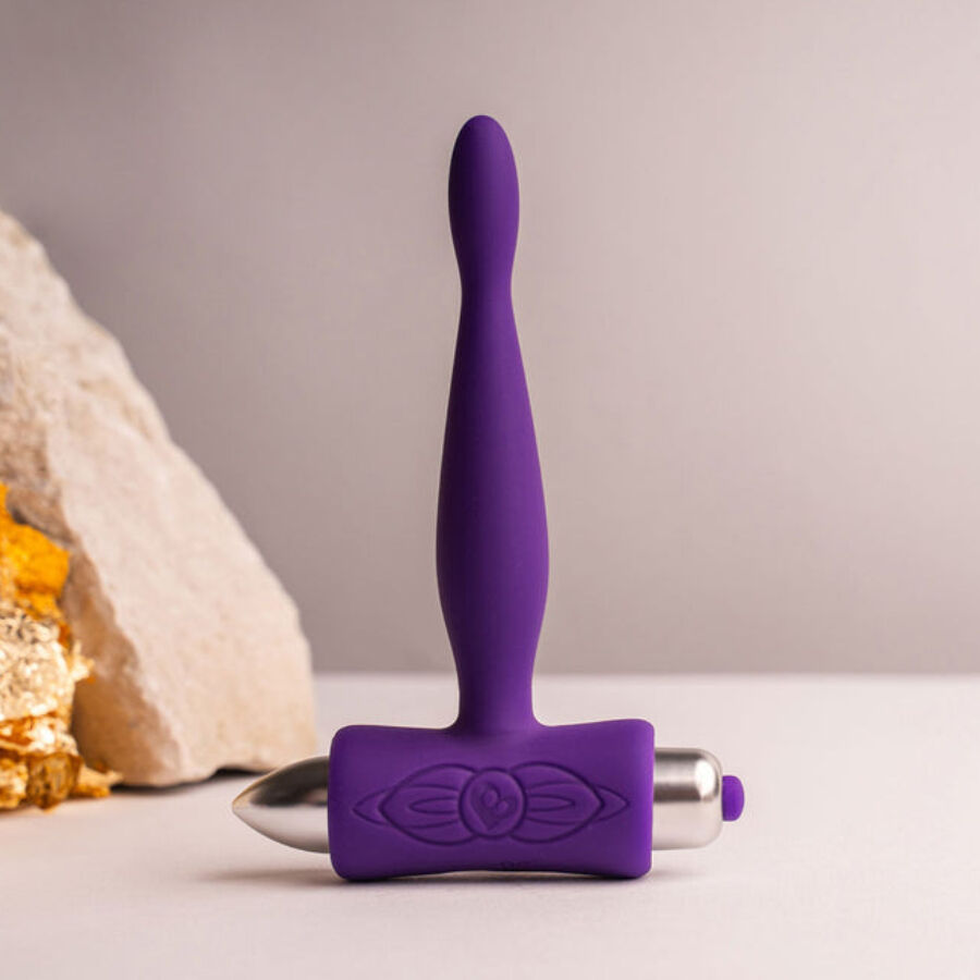 ROCKS- OFF - PETITE SENSATIONS TEAZER PLUG ANAL VIBRADOR MORADO - Imagen 3