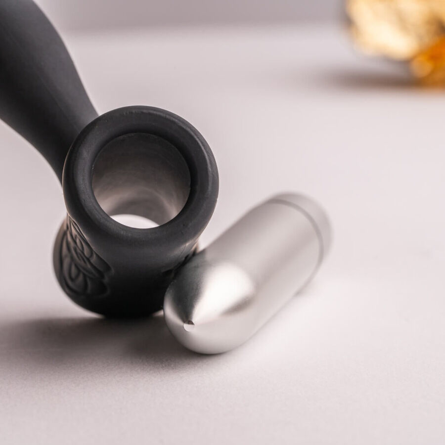 ROCKS- OFF - PETITE SENSATIONS TEAZER PLUG ANAL VIBRADOR NEGRO - Imagen 6