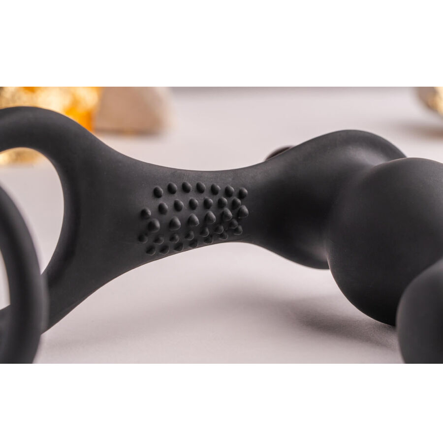 ROCKS- OFF - RO- ZEN RRO PLUG ANAL CON ANILLO VIBRADOR PARA EL PENE NEGRO - Imagen 4