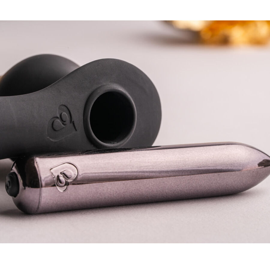 ROCKS- OFF - RO- ZEN RRO PLUG ANAL CON ANILLO VIBRADOR PARA EL PENE NEGRO - Imagen 6