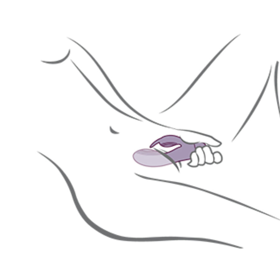 ROCKS- OFF - GLO- GIRL VIBRADOR RABBIT MORADO - Imagen 6