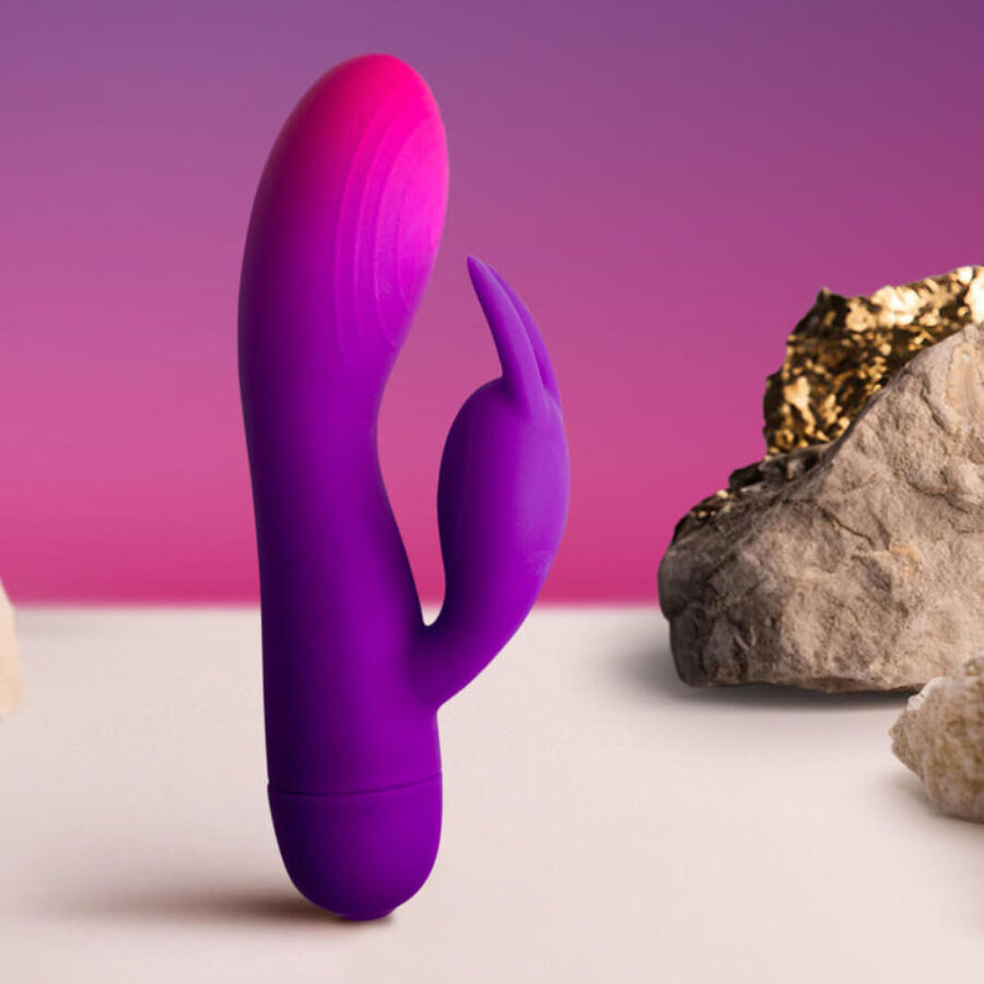 ROCKS- OFF - GLO- GIRL VIBRADOR RABBIT MORADO - Imagen 4