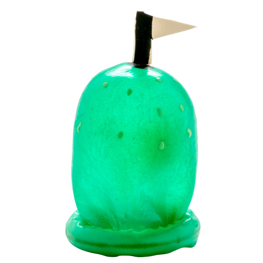 CONDOMERIE - PRESERVATIVO DECORATIVO PINTADO A MANO COLINA DE GOLF - Imagen 5