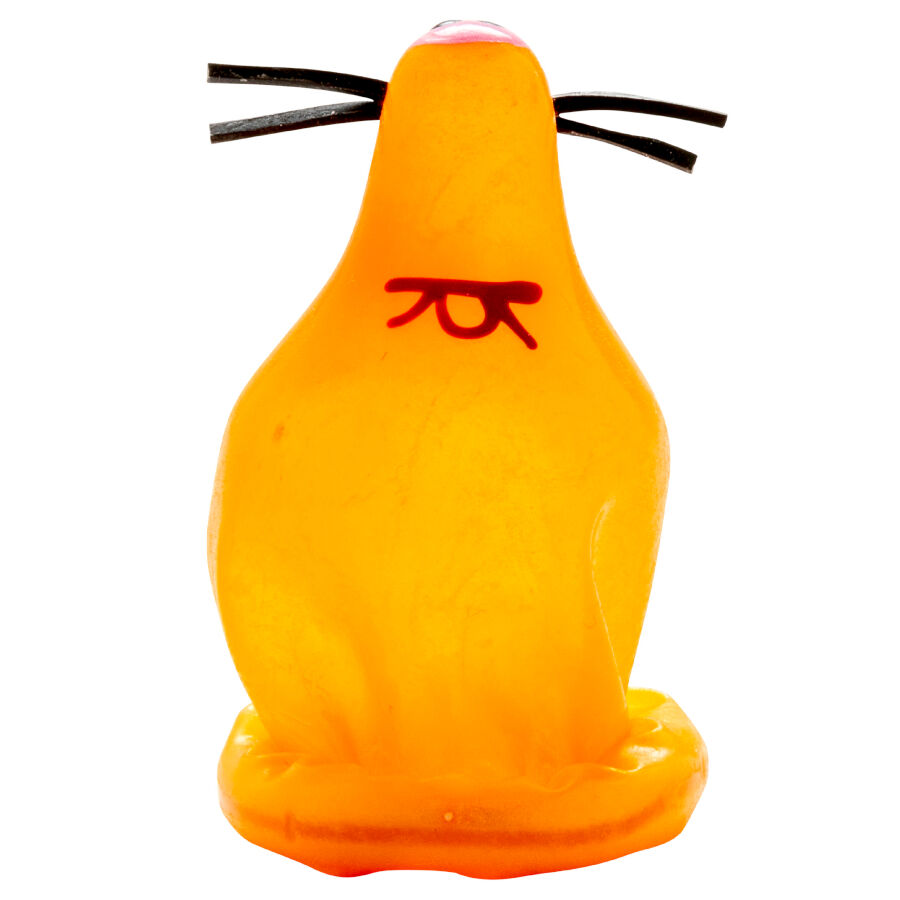 CONDOMERIE - PRESERVATIVO DECORATIVO PINTADO A MANO ZORRO PEGADO - Imagen 5