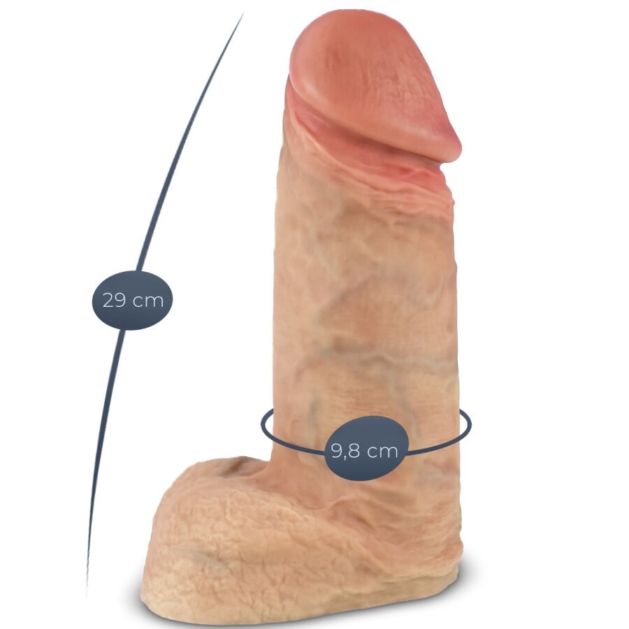 SILEXD - MODELO 1 XTREME PENE REALÍSTICO SILICONA PREMIUM 28 CM - Imagen 6
