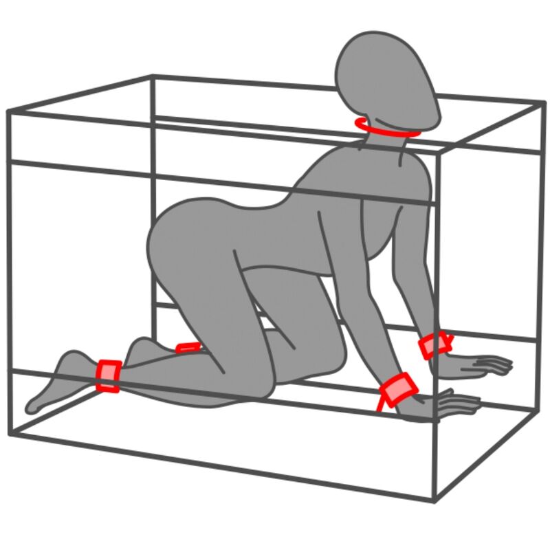 SECRET DOME - KINK CLUB LA NICHE CABINA NEGRO & ROJO - Imagen 13