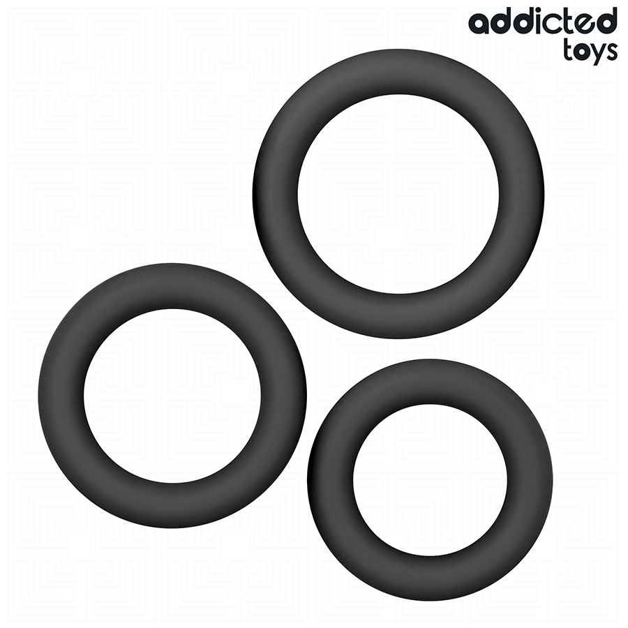 ADDICTED TOYS - SET DE ANILLOS SILICONA MODELO 1 - Imagen 6