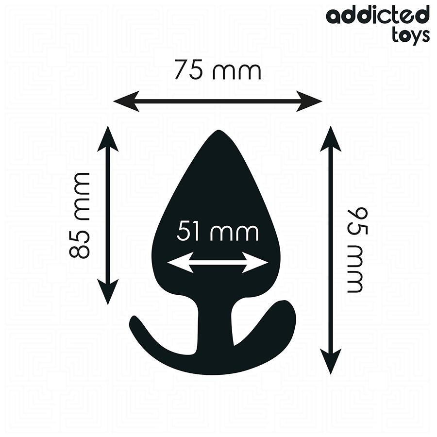 ADDICTED TOYS - PLUG ANAL SILICONA TALLA XL 9.5 CM - Imagen 5